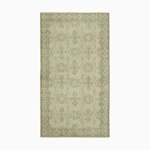 Vintage Turkish Beige Area Rug