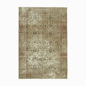 Alfombra turca vintage en beige