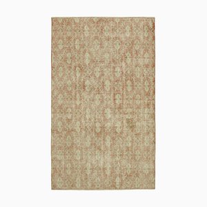 Türkischer Vintage Area Teppich in Beige