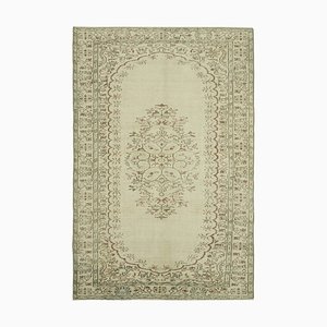 Alfombra turca vintage en beige