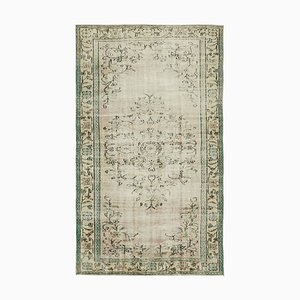 Vintage Turkish Beige Area Rug