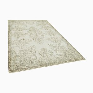 Alfombra turca vintage en beige