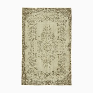 Alfombra turca vintage en beige