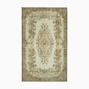 Alfombra turca vintage en beige