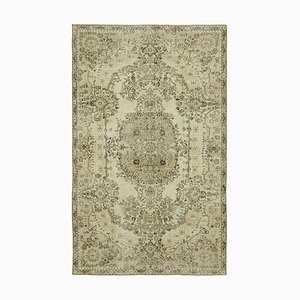 Vintage Turkish Beige Area Rug