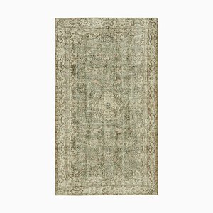 Vintage Turkish Beige Area Rug