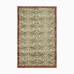 Vintage Turkish Beige Area Rug