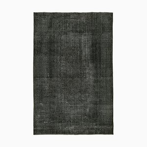 Tapis Vintage Reteint Noir