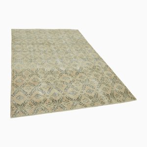 Vintage Turkish Beige Area Rug