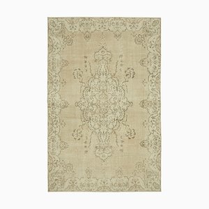 Alfombra turca vintage en beige