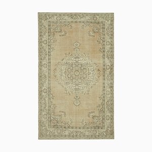 Alfombra turca vintage en beige