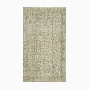 Vintage Turkish Beige Area Rug