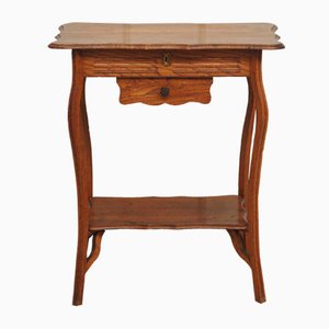 Antique Brown Wood Dressing Table, 1910s