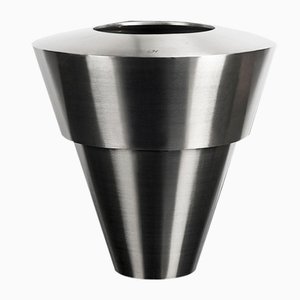 Italienische Garten-Stahl Satinato 90 Vase von VGnewtrend