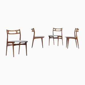 Danish Dining Chairs by J. Andersen for Uldum Møbelfabrik, 1960s, Set of 4