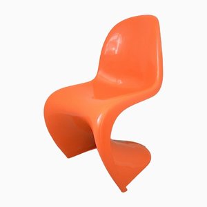 Orange Panton Chair by Verner Panton, 1970s