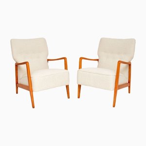 Swedish Armchairs by Folke Ohlsson for Dux, 1950s, Set of 2