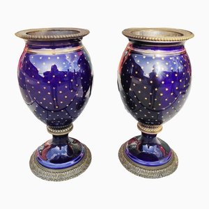 French Porcelain Vases, 1900s, Set of 2