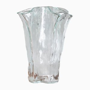 Vaso in vetro di Pertti Kallioinen per Muurla Finland