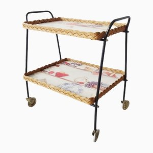 Serving Cart with Removable Trays, 1950s
