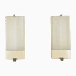 Französische Art Deco Wandlampen, 1940, 2er Set