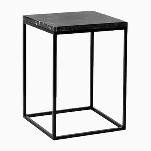 Small Black Pillar Side Table by Uncommon