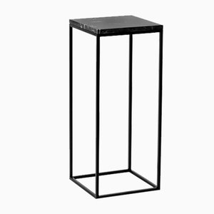 Medium Black Pillar Side Table by Uncommon