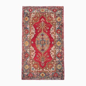 Türkischer Vintage Teppich in Rot