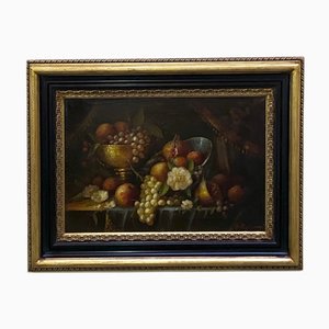 Massimo Reggiani, Italian Still Life, 2007, Oil on Canvas, Framed