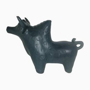 Italienischer Mid-Century Stier aus Keramik von Bitossi