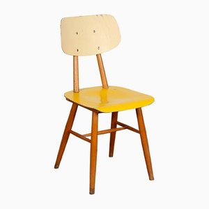 Yellow Side Chair from Ton, 1960s