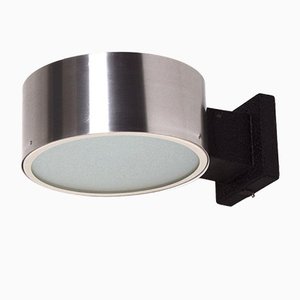 Lámpara de pared modelo C-1506 de aluminio y vidrio de Raak, años 60