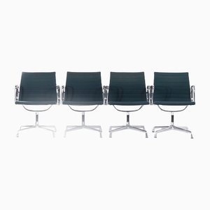 EA107 Chairs by Charles & Ray Eames for Vitra, 1980s, Set of 4