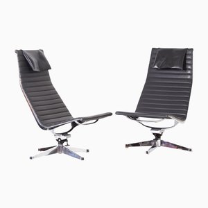 EA 121 Easy Chairs by Charles & Ray Eames for Herman Miller, 1960s, Set of 2