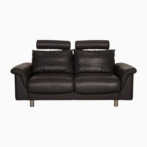 Gray Leather Legend Loveseat Sofa from Stressless