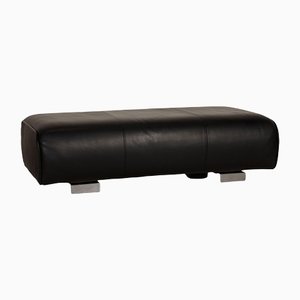 Black Leather 6300 Sofa Bench from Rolf Benz