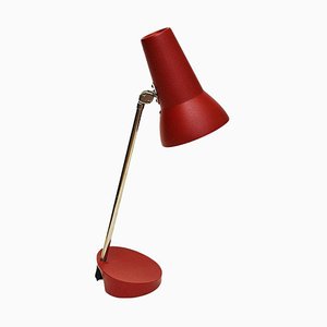 Red Metal Table and Desk Lamp by Asea, 1950s