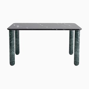 Medium Black and Green Marble Sunday Dining Table by Jean-Baptiste Souletie