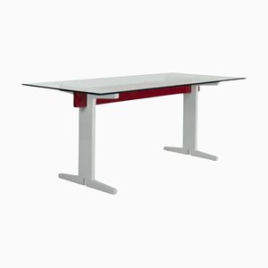 T01 Table in White & Red by Colé Italia