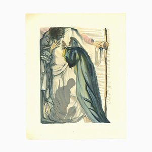After Salvador Dalì, The Blind of Envy, Original Woodcut Print, 1963
