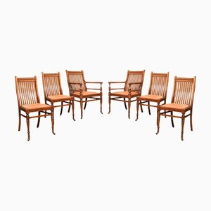 Antique Dining Chairs by James Shoolbread, Set of 6