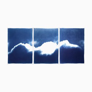 Ondas de nubes, 2021, Cyanotype