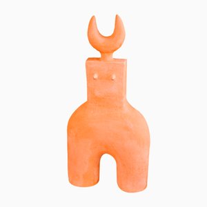 Loza de barro Haniwa Warrior 61 de Noe Kuremoto