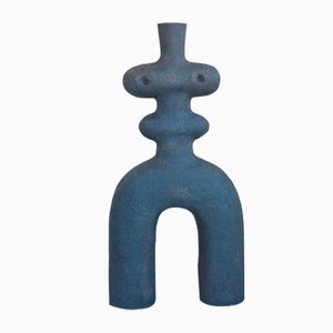 Loza de barro Haniwa Warrior 81 de Noe Kuremoto