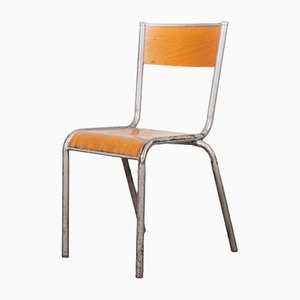 French Silver Dining Chairs from Mullca, 1950s, Set of 12