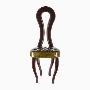 Italian Pelle Silhouette Dining Chair from VGnewtrend