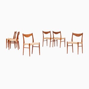 Danish Dining Chairs by Arne Wahl Iversen, 1950’s, Set of 6