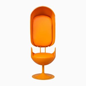 Scientifically Swivel Chair in Orange by Merel Bekking