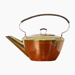 Mid-Century Copper Teapot from Mussbach Metall, 1960s