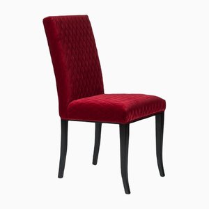 Italian Red Fabric Audrey Chair with Neere Legs from VGnewtrend